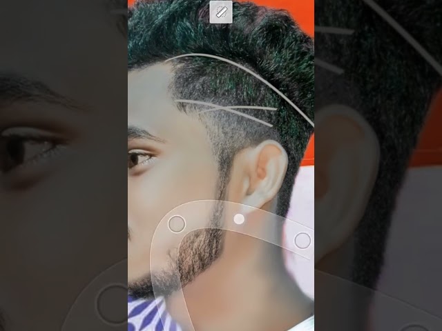 #short hair style editing tutorial autodesk sketchbook hair +face smooth new trick 💥