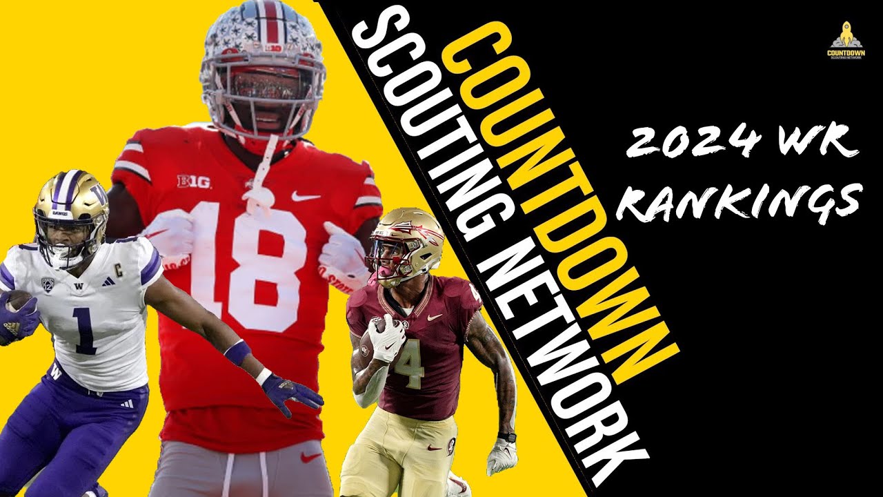 2024 WR Rankings Part 3 (WR14-WR1)