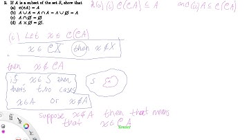 Set Theory | Set Equality Proof With Set Compliments | Intro to Analysis by Rosenlicht | Problem 2 a