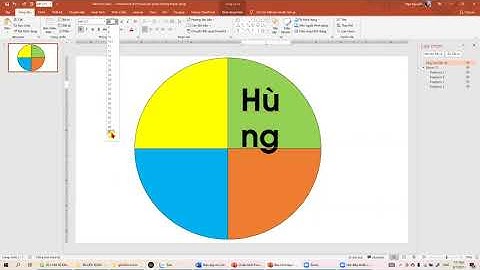 Hướng dẫn tạo vòng quay ngẫu nhiên bằng Powerpoint