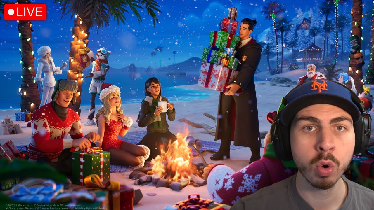 🔴LIVE - Fortnite Winterfest UPDATE!