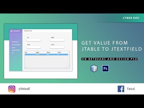 Get Value From Jtable To Jtextfield In Java  Netbeans