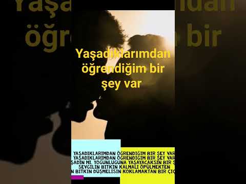 #yaşadıklarımdan ne öğrendim