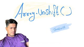 Array.unshift method in js