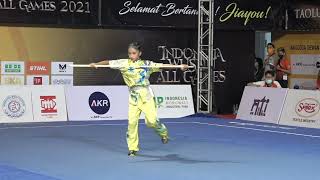 Wushu All Games 2021 || Thalia Marvelina Tanzil || Gun Shu Girls Group B Juara 2