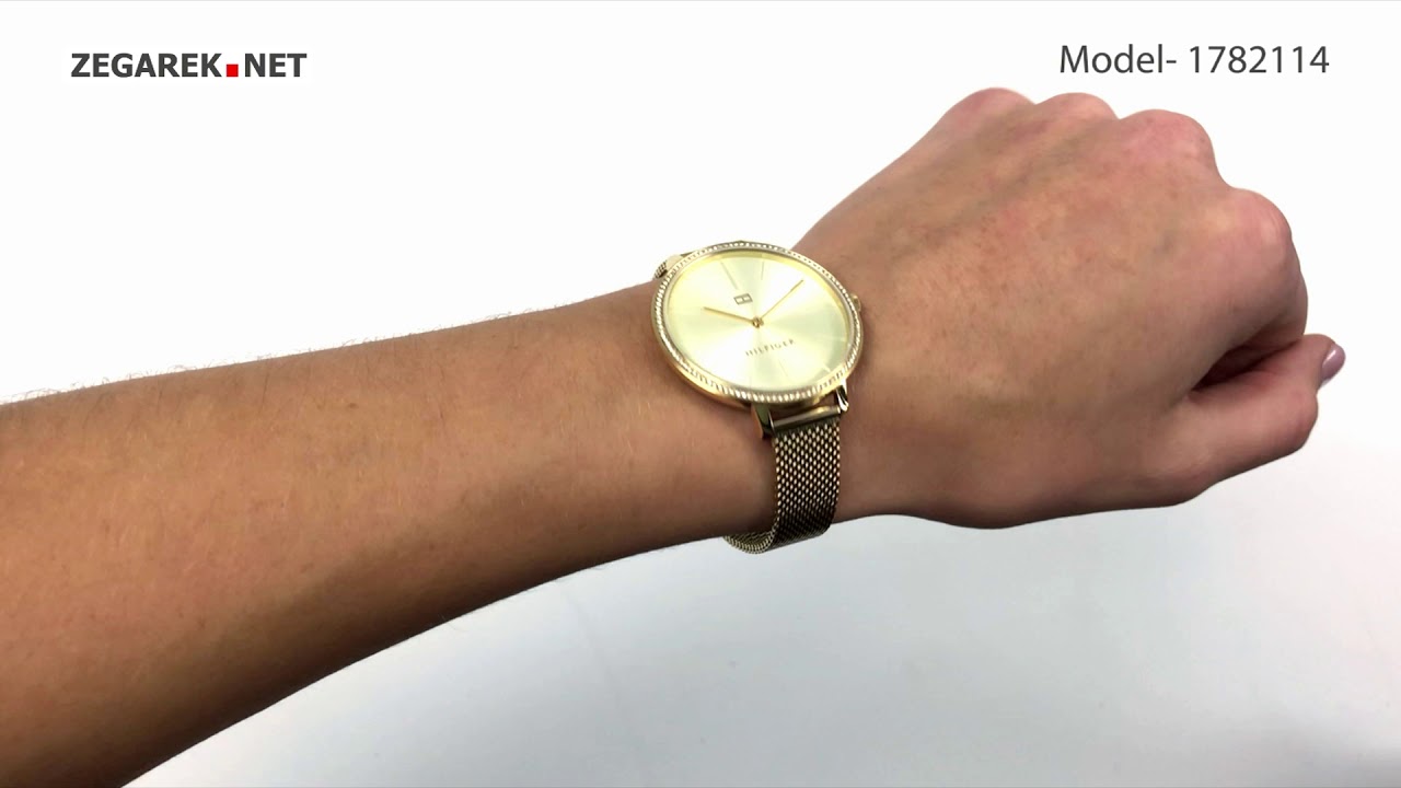 Tommy Hilfiger Damskie 1782114 - Zegarek.net - YouTube