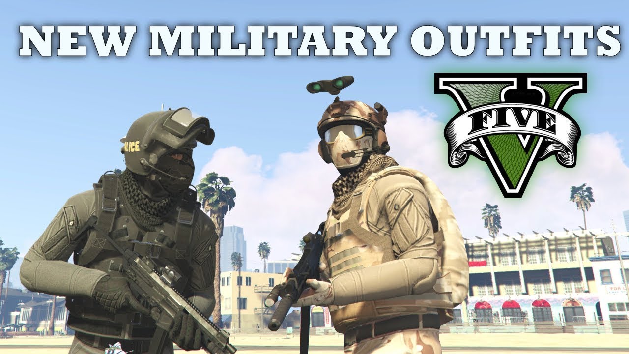 GTA V - SAS Outfits! New Top Military Custom Doomsday Heist Outfits -  YouTube