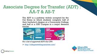 Benefits of Transferring with an ADT from Mt. San Antonio College