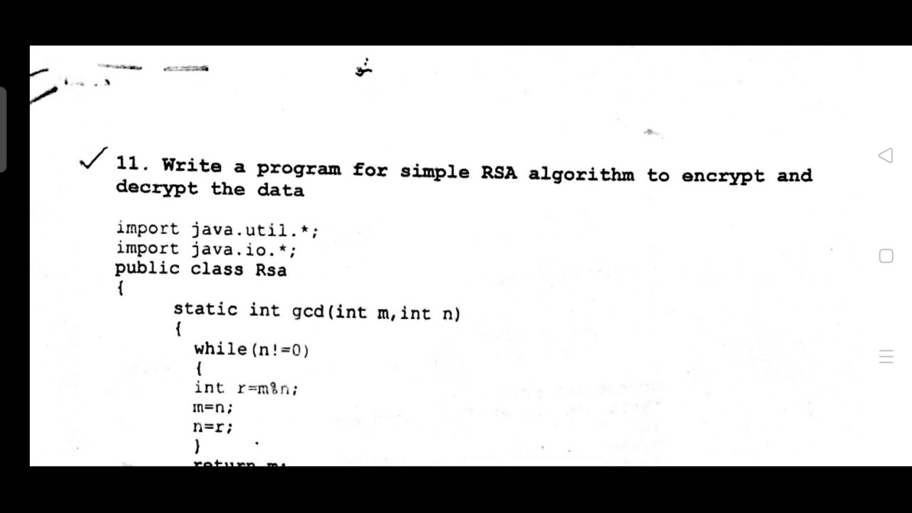 CN Lab : RSA algorithm session 1