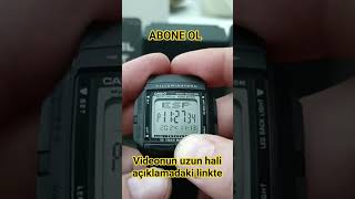 Saat Dilini Türkçe Yapma Data Bank Casio Db - 36