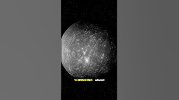 The planet Mercury is SHRINKING?! #space #spacefacts #astronomy #fun #viral #viralvideo #viralshorts