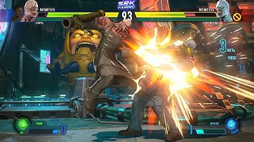 Marvel VS Capcom Infinte - Nemesis & Chris VS Nemesis & Firebrand