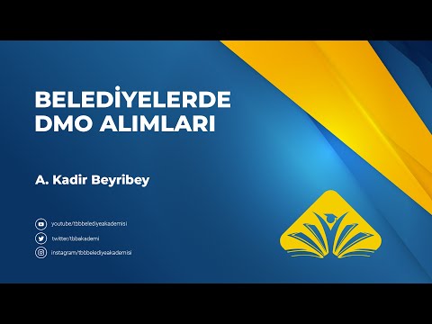 Belediyelerde DMO Alımları