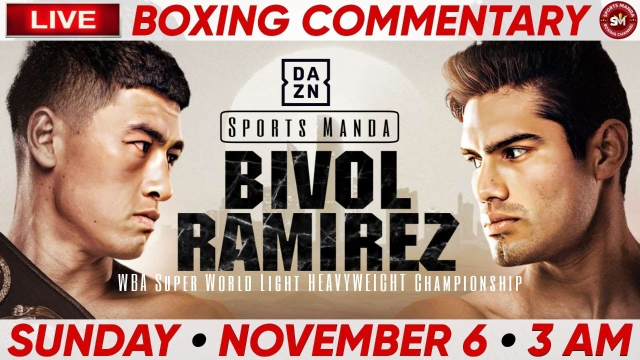 Dmitrii Bivol vs Gilberto Ramirez LIVE Boxing Commentary WBA Light Heavyweight Championship