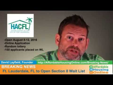 Fort Lauderdale Housing Waiting List