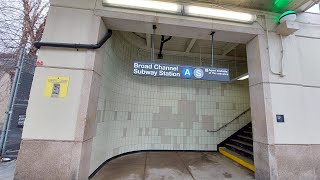MTA NYC Subway: (A) Train & Rockaway Park (S)huttle Train + A Tour of the Broad Channel Station 