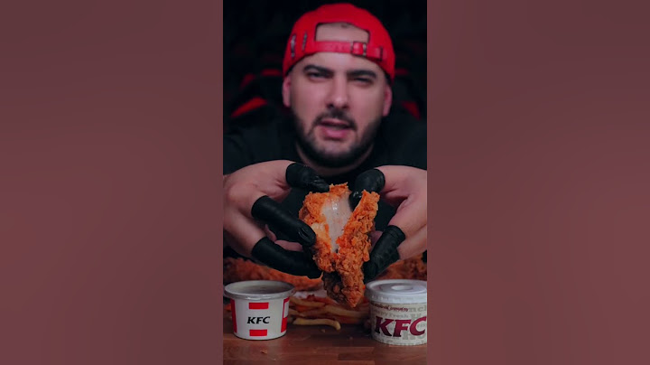 يبتشيييي😭😋#eating  #asmr #مطاعم #mukbang #كنتاكي #kfc