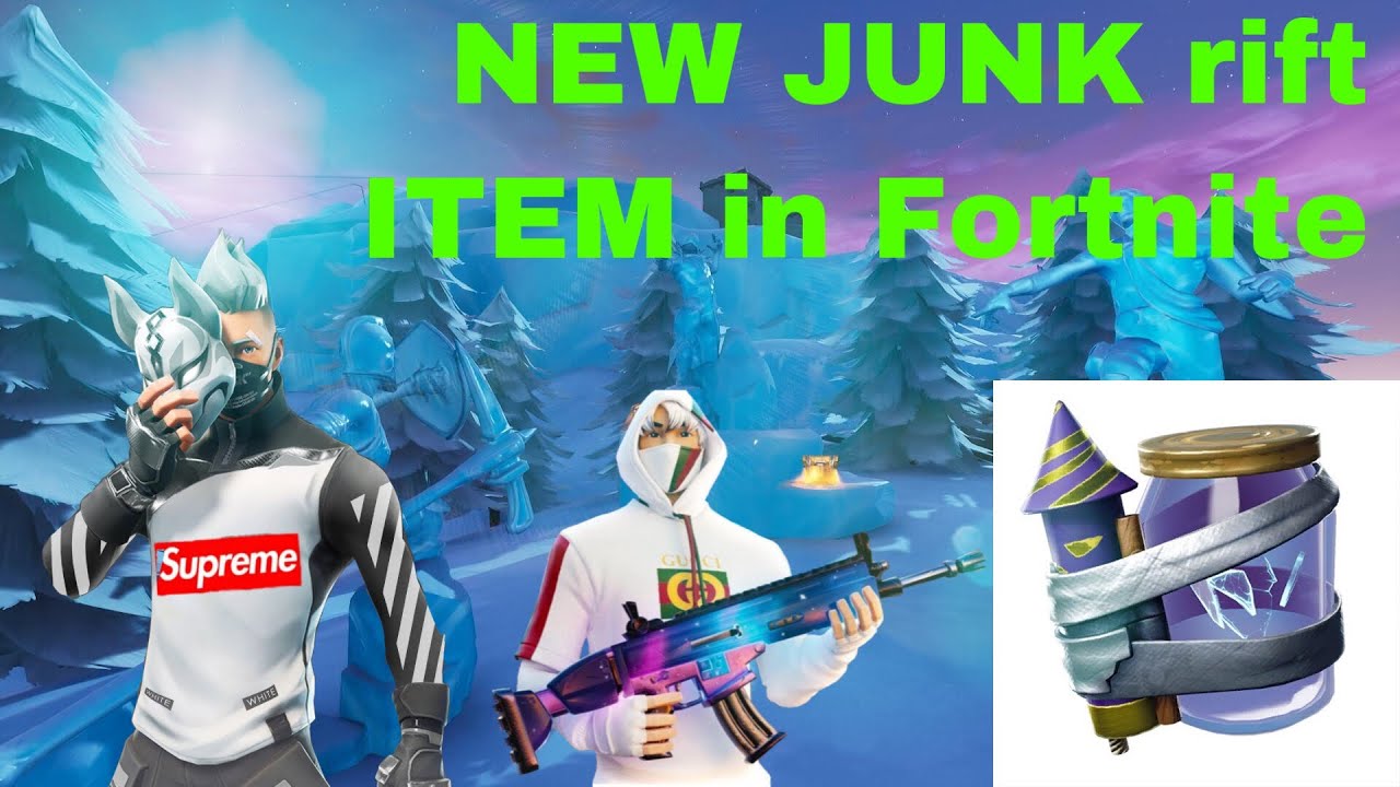 Kill with the new junk rift item |FORTNITE battle royale