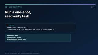 OpenAI Codex CLI Tutorial: 3 Workflows in 5 Minutes