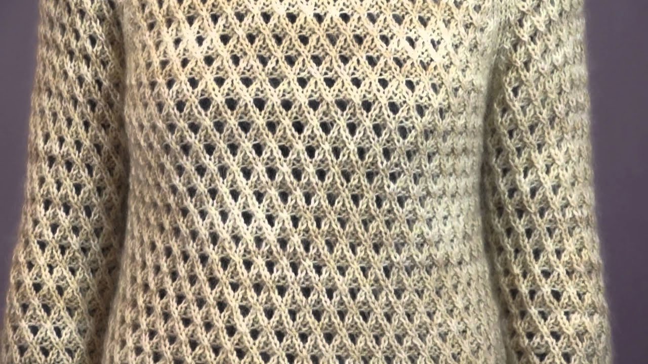 Crazy Easy Way to Make Knit Mesh 