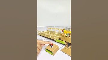 Folding Bridge • Dc Motor | #dcmotor #tech #youtubeshorts #dcmotorproject