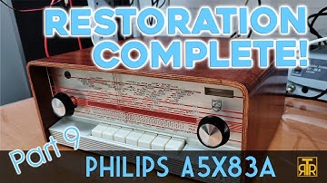 I finished restoring this 50s Philips tuner and it looks and sounds fantastic!