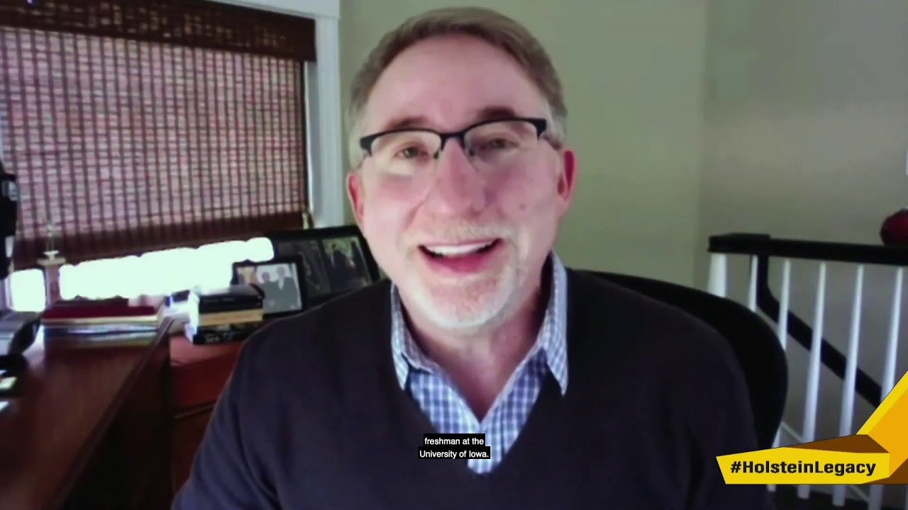 John's message to University of Iowa Professor Jay Holstein HolsteinLegacy YouTube