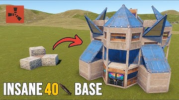 I Designed The *EASIEST* Bunkered Rust Base Design - Never Lose a Raid Defence Again! (PC + Console)
