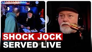 Radio Shock Jock Stunned As Subpoena Served During Live Morning Broadcast
