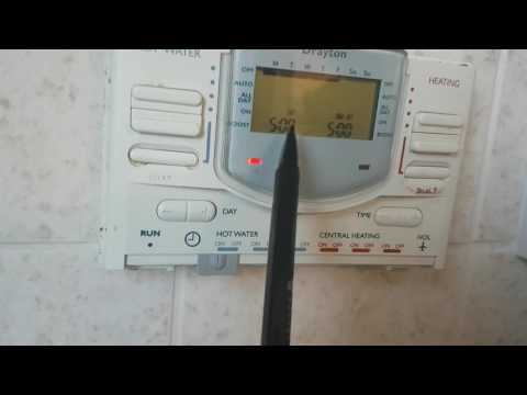 How to program Central Heating and Hot Water
