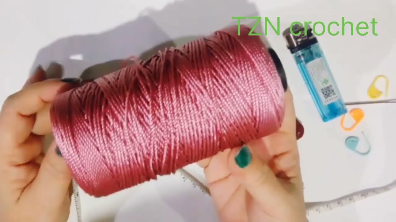 #နိူင်လွန်ချည်အိတ်ထိုးနည်း အပိုင်း (၁)#crochet #nylon #bag part(1) #please_subscribe_my_channel
