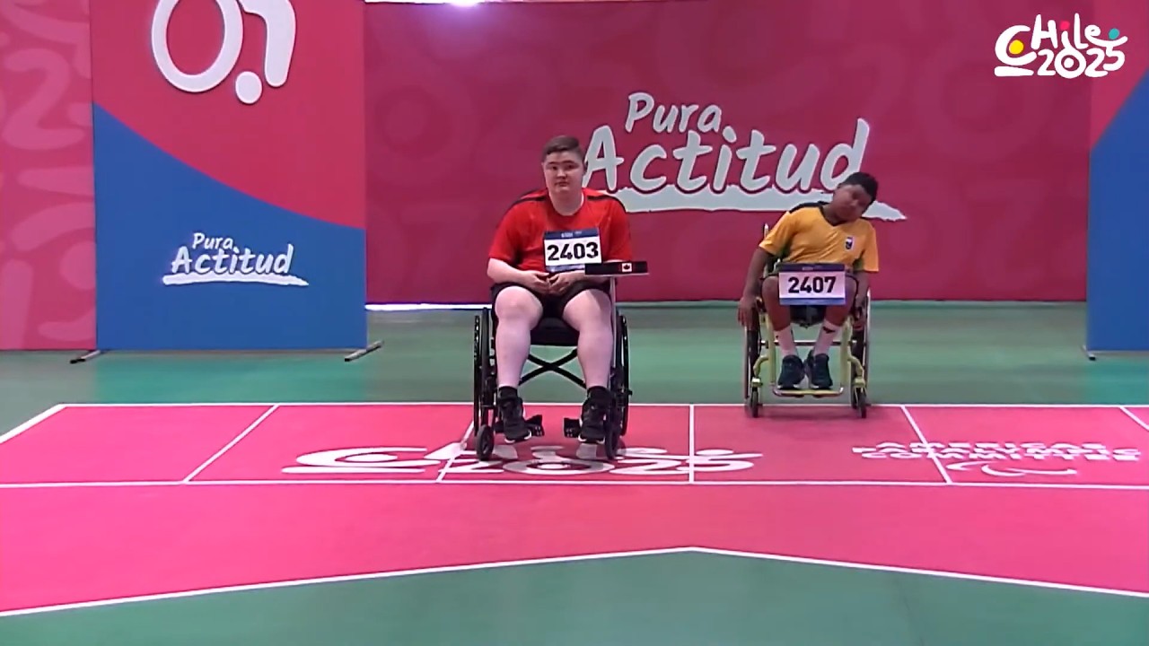 Santiago Youth Parapan American Games 07.11.2025. Final José SANTOS 🇧🇷 vs 🇨🇦 Andrew WOODROW (BC4)