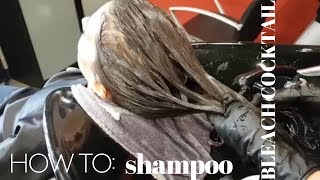 shampoo BLEACH COCKTAIL: going one shade lighter