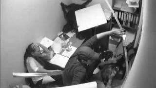 MAN FALLS THROUGH CEILING!