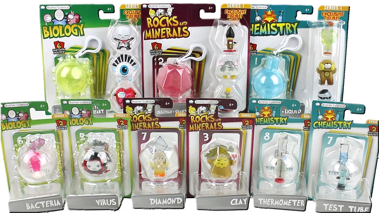 Basher Science Series 1 Chemistry Biology Rocks And