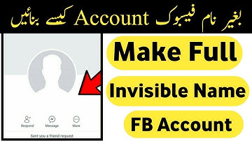 How To Create Full #Invisible Name On #Facebook ID 100% #Working-2019