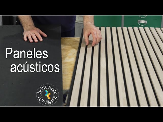 Paneles acústicos de madera decorativos