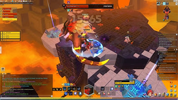 Maplestory 2: Knight PvE #1 - Fire Dragon DPS vs Fishingsloth (Berserker)
