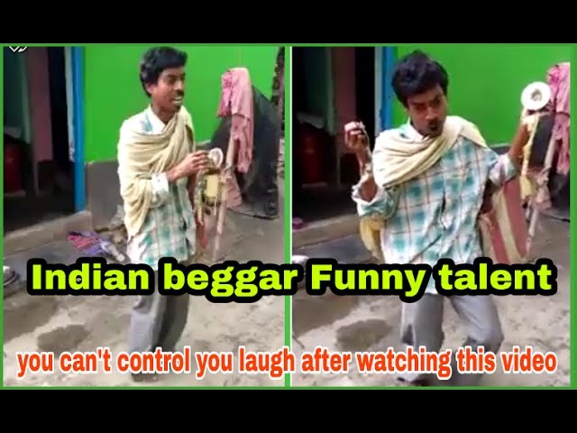 Indian beggar ultimate singing skills || beggar funny song || talented indian beggar