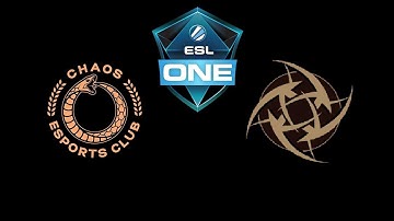 Chaos Esports Club vs NiP ESL One Katowice 2019 Highlights Dota 2