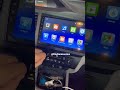 Central multimídia Android 12 com espelhamento CarPlay sem fio no Civic G9