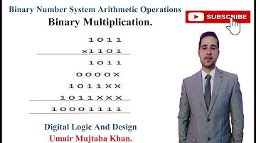 Binary multiplication | Questions | Examples | Umair Mujtaba Khan