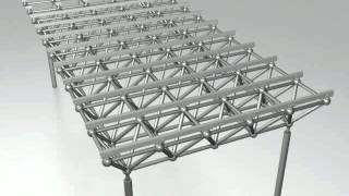 Purlins on a Spatial Structure