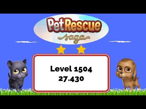 Pet Rescue Saga Level 1504 - No Boosters