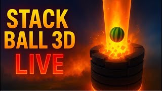 🔴 STACK BALL 3D EXTREME SPEED 😍 | LIVE