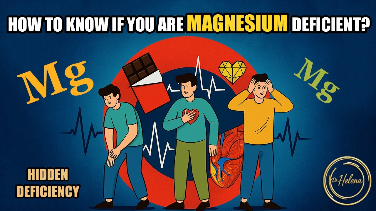 How to tell if you have a magnesium deficiency? Important symptoms! Don't miss them!
