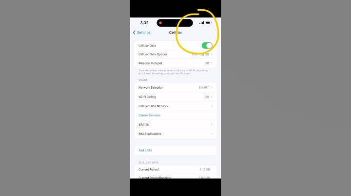 Cellular data not working on iPhone? Try this! #iphone #iphonetricks #tips