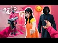 Girlfriend doll escaping squid game parkour epic parkour pov chase