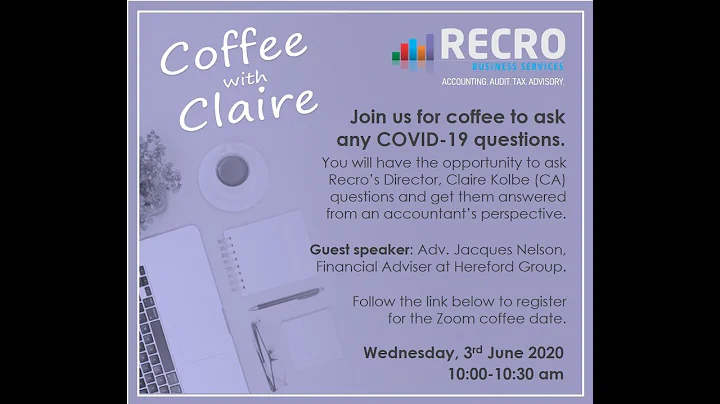 Coffee with Claire and Guest Speaker Adv. Jacques ...