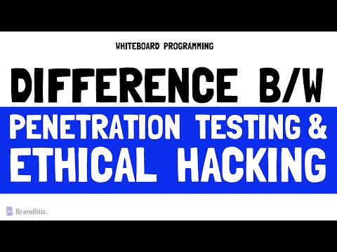 Video: Apa perbedaan antara peretasan etis dan pengujian penetrasi?